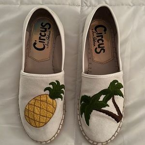 Sam Edelman Pineapple & Palm Shoes Size 7